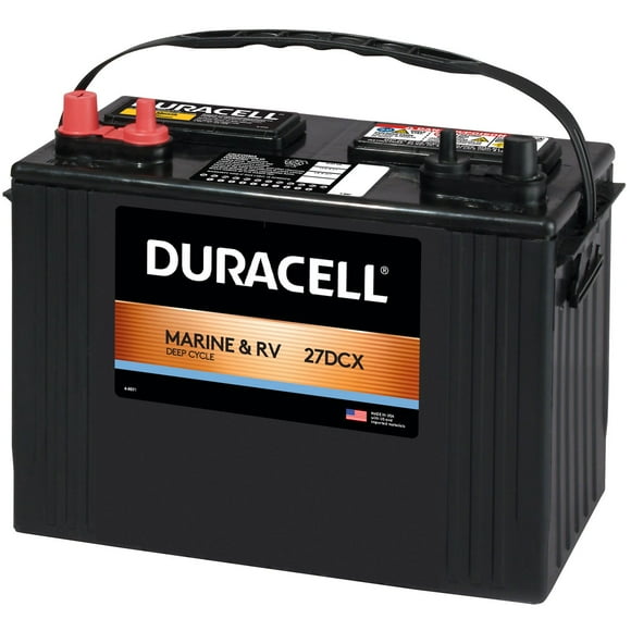 Duracell Marine Deep Cycle Battery, Group Size 27