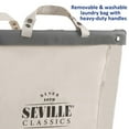 thumbnail image 5 of Seville Classics Commercial Heavy-Duty Rolling Laundry Hamper, 18.25" W x 18.25" D x 27.5" H, 5 of 14