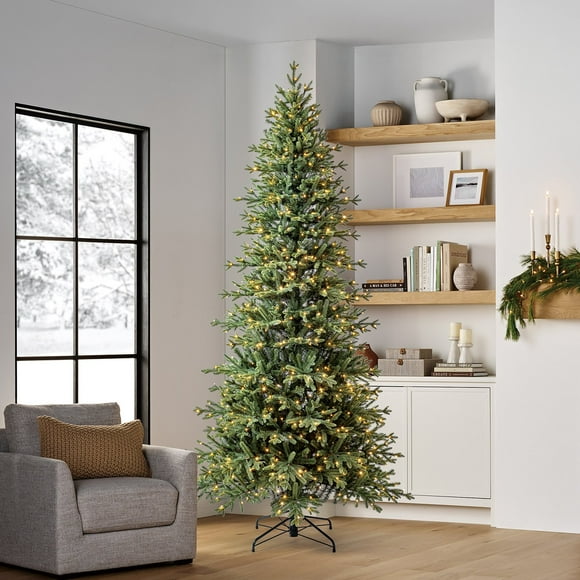 Member's Mark 9' Slim Linden Fir Pre-Lit Christmas Tree