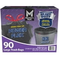 thumbnail interactive-video image 1 of Member's Mark Power Flex 33-Gallon Large Trash Bags, 90 ct., 1 of 7