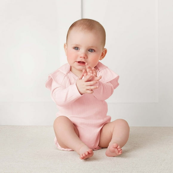 Member's Mark Baby 4-Pack Organic Cotton Bodysuit