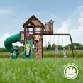 thumbnail image 4 of Backyard Discovery Skyfort III Cedar Swing Set with Tube Slide, 4 of 11