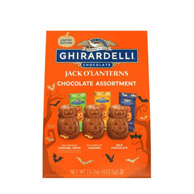 Ghirardelli Premium Jack-O-Lantern Chocolate Candy Variety Pack, 15.2 oz.