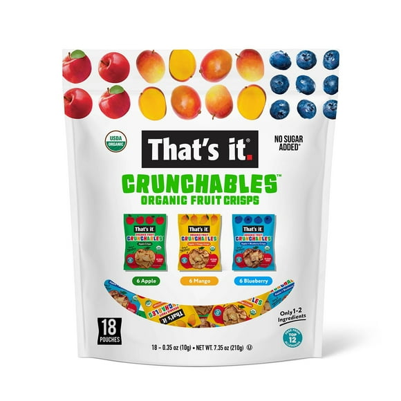 That's It Crunchable Variety Pack, 18 pk.