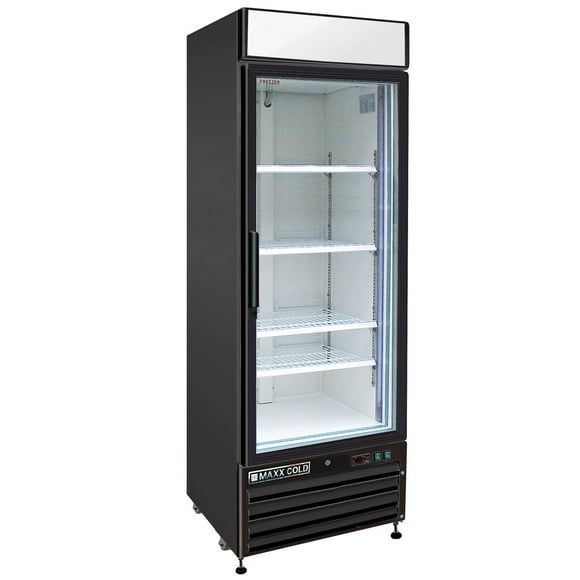 Maxx Cold X-Series Single Door Upright Merchandiser Freezer (23 cu. ft.)