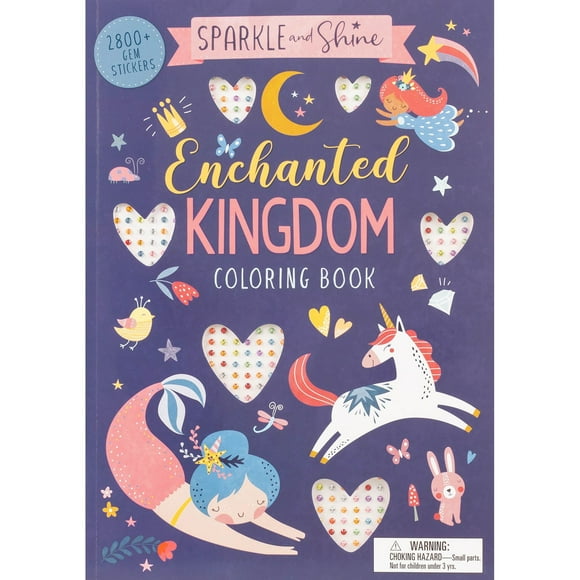 Sam's Exclusive - Sparkle and Shine Enchanted Kingdom Coloring Book, Paperback