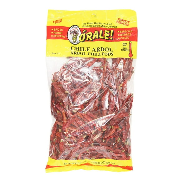 Orale! Arbol Peppers, 8 oz.