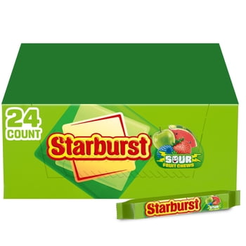 Starburst Sour Chewy Candy, 2.07 oz., 24 pk.
