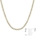 thumbnail image 5 of Round Cut Diamond Riviera Tennis Necklace In 14K Gold, 5 of 6