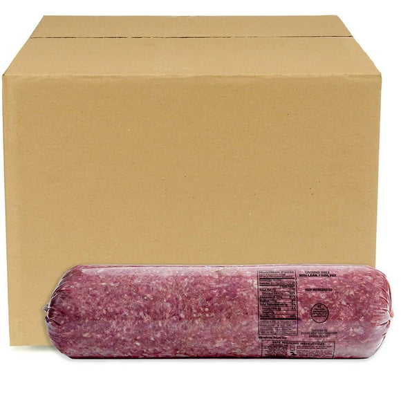 90%/10% Ground Beef Chub, Case, priced per pound