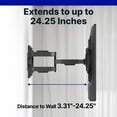 thumbnail image 3 of Member's Mark Full Motion Extended TV Wall Mount with Articulating Dual Swivel Arms for 32"-100" TVs, 3 of 13