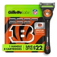 thumbnail image 1 of Gillette Labs NFL Cincinnati Bengals Men's Razor, Handle + 8 Cartridges, 1 of 10
