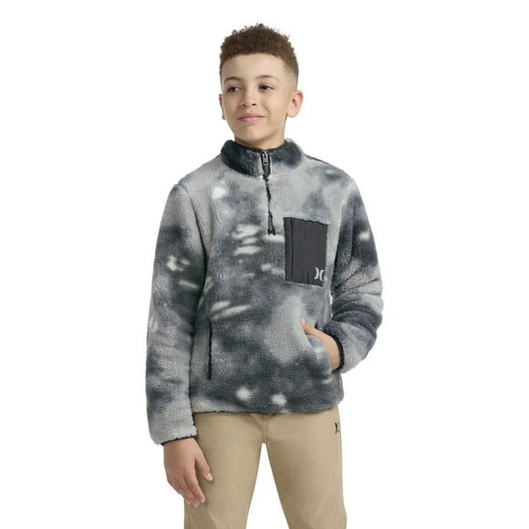 Hurley Boys Sherpa Quarter Zip Pullover