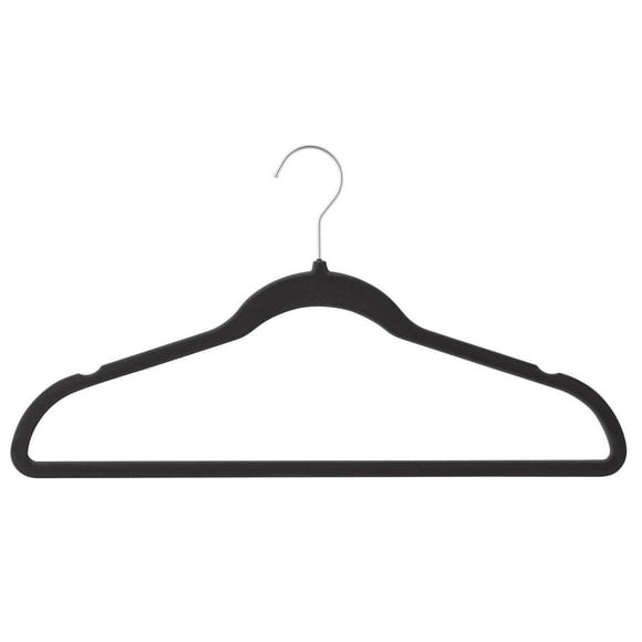 Member's Mark Heavy Duty Adult Velvet Hangers, Assorted Colors - 50 Pack