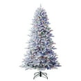 thumbnail image 4 of Member's Mark 7.5' Flocked Aspen Pre-Lit Christmas Tree, 4 of 10