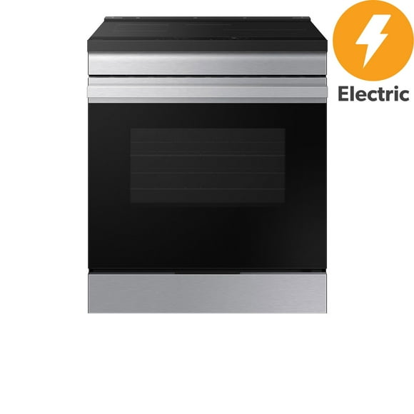 Samsung Bespoke 6.3 cu. ft. Slide-In Induction Range with Anti-Scratch Glass Cooktop