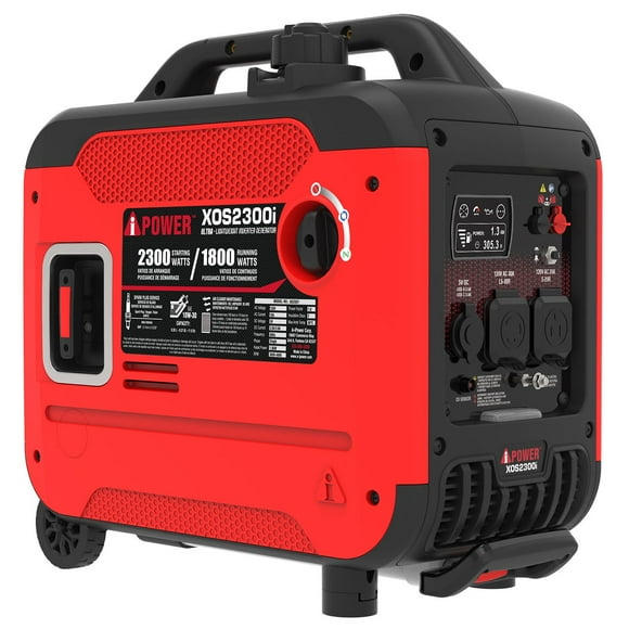 2300/1800-Watt A-iPower Lightweight Portable Inverter With CO Sensor + Telescopic Handle