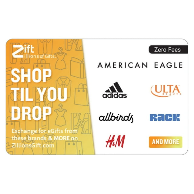 Shop Till You Drop $50 eGift Card – Zift Zillions of Gifts