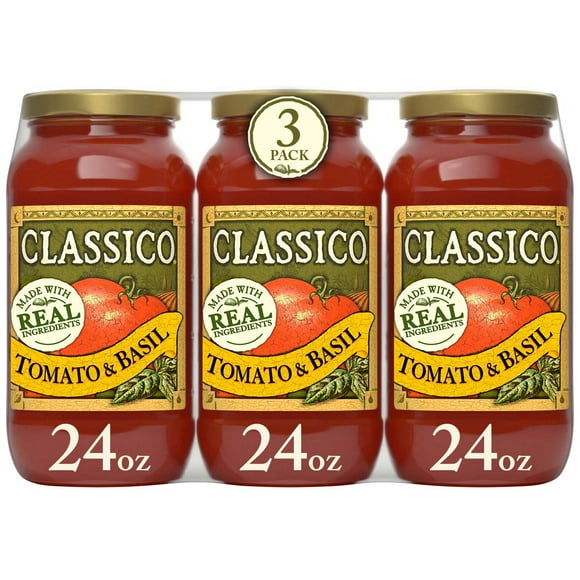 Classico Tomato & Basil Pasta Sauce, 24 oz., 3 pk.