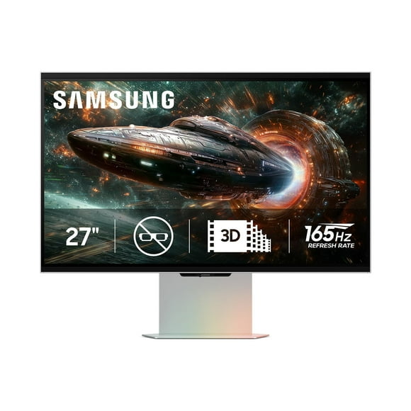 Samsung Odyssey 3D 27" Flat 4k Display, 165Hz 1ms, Gaming Monitor