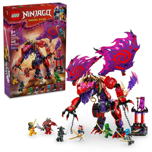 LEGO NINJAGO Thunderfang Dragon of Chaos Building Set, 668 pcs.