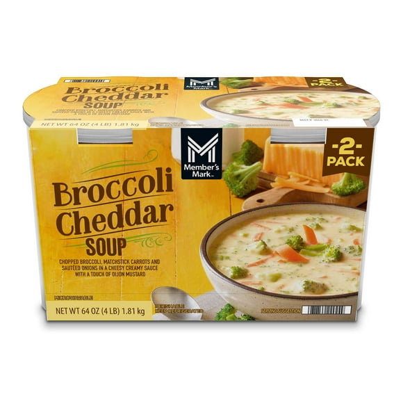 Member's Mark Broccoli Cheddar Soup, 32 oz., 2 pk.