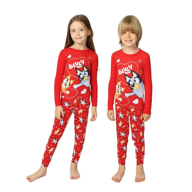 Character Kids Valentines Pajamas