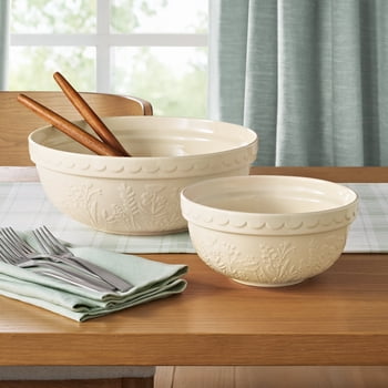 Member's Mark 2-Piece Floral Ceramic Prep and Serve Bowls
