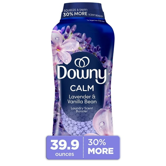 Downy Infusions In-Wash Scent Booster Beads, CALM Lavender+Vanilla Bean, 39.9 oz.