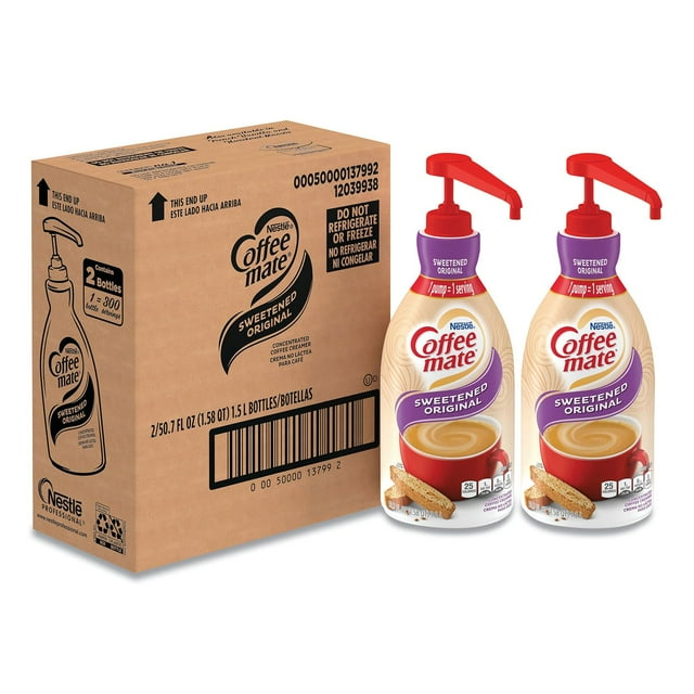 Nestle Coffee-mate Coffee Creamer, Sweetened Original, 50.7 fl. oz., 2 pk.