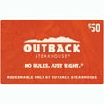 thumbnail image 1 of Outback Steakhouse $50 Email Delivery Gift Card, 1 of 1