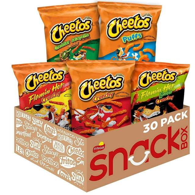 Cheetos Variety Pack Cheese Flavored Snack Mix, 30 pk.