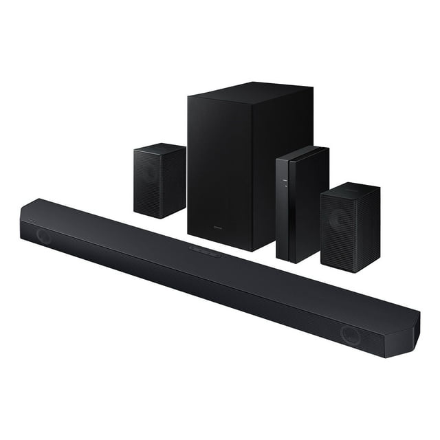 SAMSUNG Q-series 5.1 Channel Sound Bar with Wireless Subwoofer, Q-Symphony & Dolby ATMOS Audio