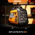 thumbnail image 4 of 3000/2300-Watt Genmax Gas-Powered Portable Inverter With CO Sensor + Telescopic Handle, 4 of 8