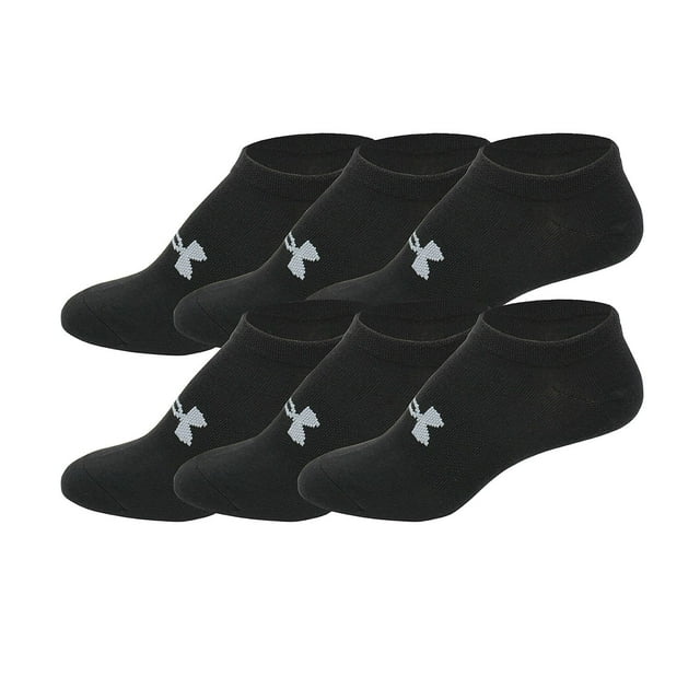 Under Armour Women's 6-Pack Cotton No-Show Sock