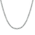 thumbnail image 1 of Round Cut Diamond Riviera Tennis Necklace In 14K Gold, 1 of 6