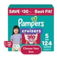 thumbnail image 1 of Pampers Cruisers 360 Diapers, Sizes 4-7, 1 of 13