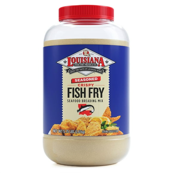 Louisiana Fish Fry Seasoned Fish Fry Seafood Breading Mix, 5.75 lbs.