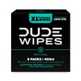 thumbnail image 1 of DUDE WIPES XL Flushable Wipes, Mint Chill, 8 ct., 400 wipes, 1 of 7