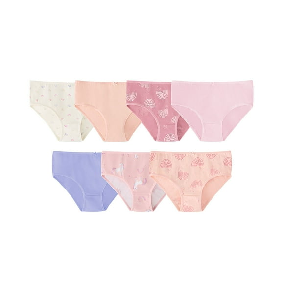 Member's Mark Girls 7-Pack Organic Cotton Brief