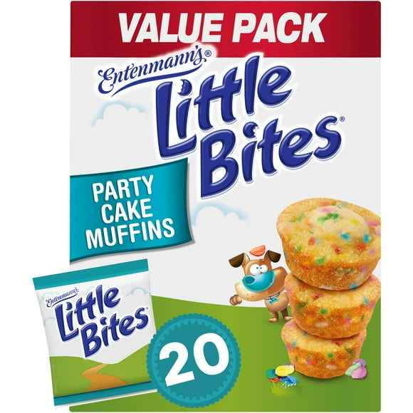 Entenmann's Little Bites Party Cake Muffins, 1.65 oz., 20 pk.