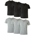 thumbnail image 2 of Hanes Men's 6-Pack Best V-Neck T-Shirt, 2 of 2
