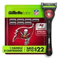 thumbnail image 1 of Gillette Labs NFL Tampa Bay Buccaneers Men's Razor, Handle + 8 Cartridges, 1 of 10