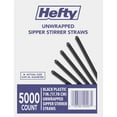 thumbnail image 1 of Hefty Unwrapped Plastic Sipper Stirrer Straws, 7", 5000 ct., 1 of 5