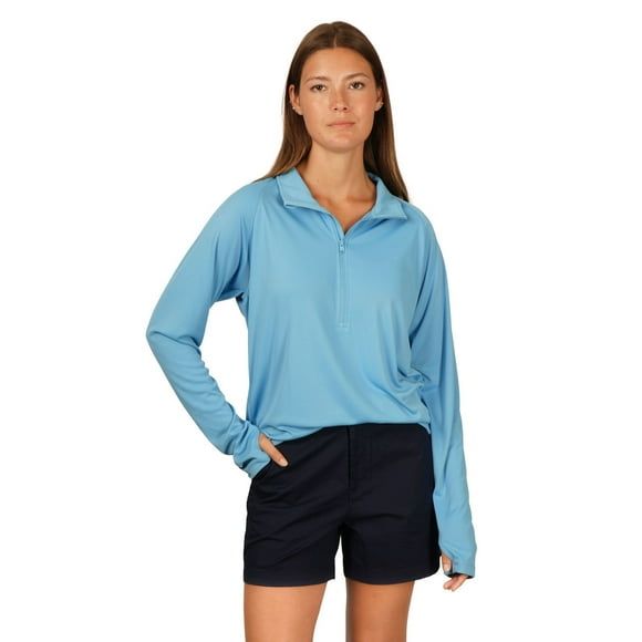 Reel Life Women's Half Zip UV Top