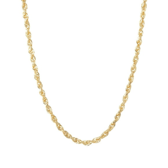 Rope Chain Necklace in 14K Gold
