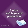 thumbnail image 3 of Members Mark Ultra Soft Pocket Pack Facial Tissue, 96 pks., 10 tissues/pk., 3 of 6