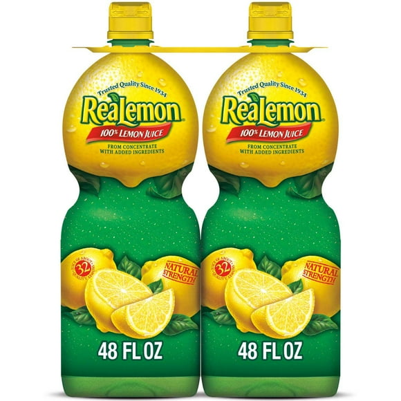 ReaLemon 100% Lemon Juice 48 fl. oz. bottles, 2 pk.