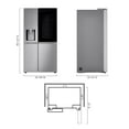 thumbnail image 4 of LG 27 cu. ft. Side-By-Side Refrigerator with InstaView, 4 of 15