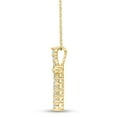 thumbnail image 3 of 0.20 CT. T.W. Round Cut Diamond Cross Pendant in 14K Gold, 3 of 8